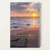 Viering van het leven Gastboek Sunset Beach Foto Notitieboek (Achterkant)