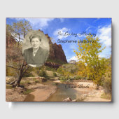 Viering van het Leven Gastenboek met Foto, Naam (Voorkant)