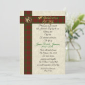 Viering van het leven gedenkuitnodiging voor man kaart (Staand voorkant)