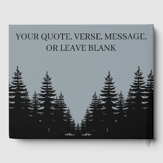 Viering van het leven Gevist begrafenis monument Gastenboek (Achterkant)