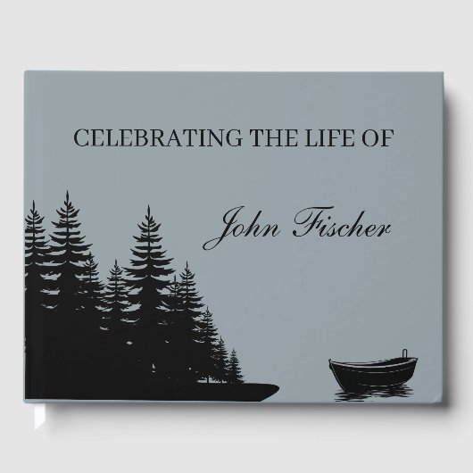 Viering van het leven Gevist begrafenis monument Gastenboek (Voorkant)