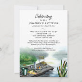 Viering van het leven, Gevist Vissersbegrafenis Kaart (Voorkant)