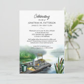 Viering van het leven, Gevist Vissersbegrafenis Kaart (Staand voorkant)