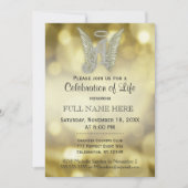 Viering van het leven - Gold Bokeh Kaart (Voorkant)