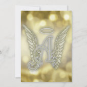 Viering van het leven - Gold Bokeh Kaart (Achterkant)