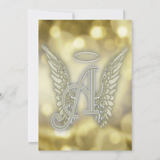 Viering van het leven - Gold Bokeh Kaart (Achterkant)