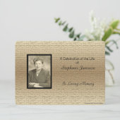 Viering van het leven, goud met foto's, foto kaart (Staand voorkant)