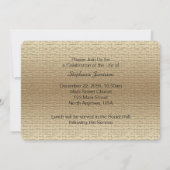 Viering van het leven, goud met foto's, foto kaart (Achterkant)