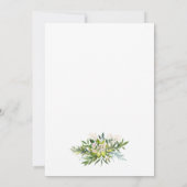 Viering van het leven groen begrafenismonument kaart (Achterkant)