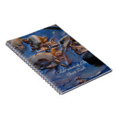 Viering van het Leven Guest Book, Leaves in Water Notitieboek (Rechterzijde)