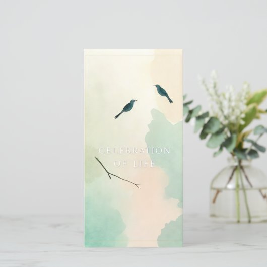 Viering van het leven handgemaakte begrafenis uitn (Staand voorkant)