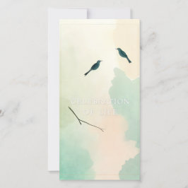 Viering van het leven handgemaakte begrafenis uitn