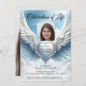 Viering van het Leven - Hart en Vleugels Kaart (Voorkant / Achterkant)