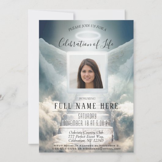 Viering van het leven - Heavenly Staircase Kaart (Voorkant)