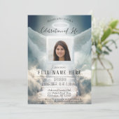 Viering van het leven - Heavenly Staircase Kaart (Staand voorkant)