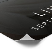 Viering van het leven Herdenking Foto begrafenis Poster (Hoek)