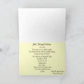 Viering van het leven herdenking uitnodiging Sunri (Binnen)