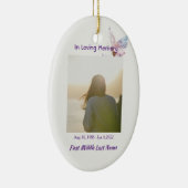 Viering van het leven herdenking vlinder keramisch ornament (Rechts)