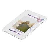 Viering van het leven herdenking vlinder magneet (Linkerzijde)