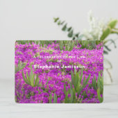 Viering van het leven, ijsbloemen in Plant Kaart (Staand voorkant)