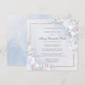 Viering van het leven in de kleuren Stusty Blue en Kaart (Voorkant / Achterkant)