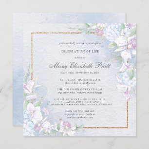 Viering van het leven in de kleuren Stusty Blue en Kaart