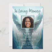 Viering van het leven - In Loving Memory Invitatio Kaart (Voorkant)