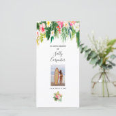 Viering van het leven is gunstig voor het Bladwijz Bedankkaart (Staand voorkant)