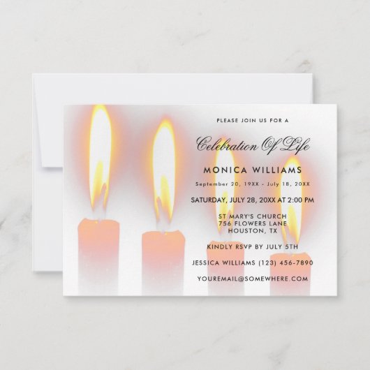 Viering van het leven kaart (Voorkant)