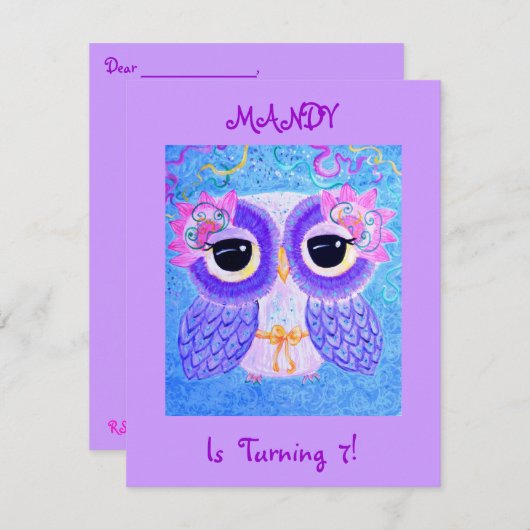 Viering van het leven kaart (Voorkant / Achterkant)