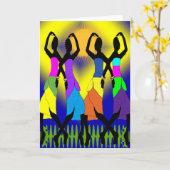 Viering van het leven kaart (Gele Bloem)