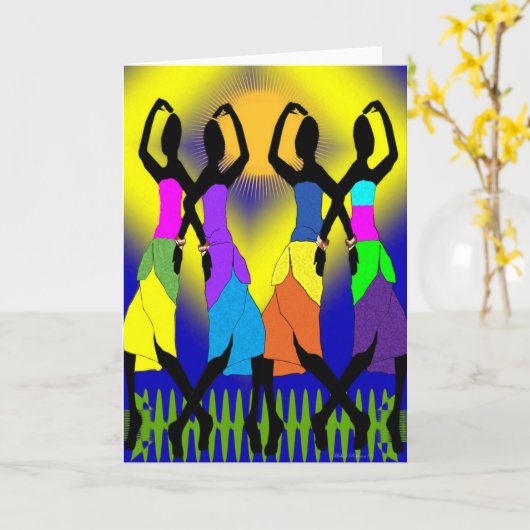 Viering van het leven kaart (Gele Bloem)