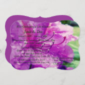 Viering van het leven kaart (Voorkant / Achterkant)