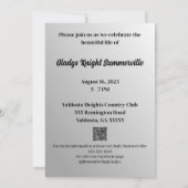 Viering van het leven Kaart | Eeuwig uw QR-code (Achterkant)