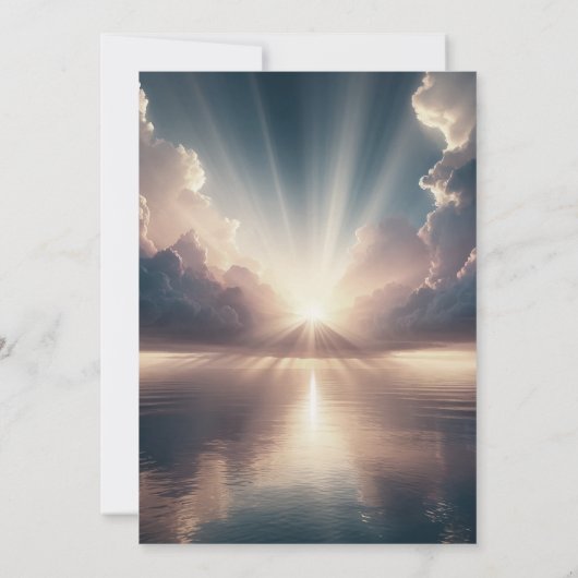 Viering van het leven - Kalm Zee Kaart (Achterkant)