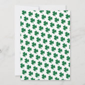 Viering van het Leven | Keltische Shamrock Rouwkaa Kaart (Achterkant)