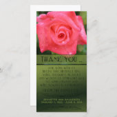 Viering van het leven, Koraalroos, U kunt het aanp (Voorkant / Achterkant)