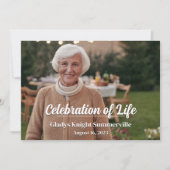 Viering van het leven | Landschap Golden Glow QRCo Kaart (Voorkant)