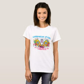 Viering van het leven, lange hoes T T-shirt (Voorkant volledig)
