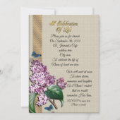 Viering van het leven Lilacs Kaart (Voorkant)