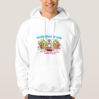 Viering van het leven! Mannen hoogoest Hoodie