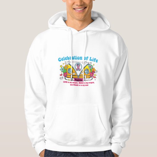 Viering van het leven! Mannen hoogoest Hoodie (Voorkant)