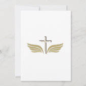 Viering van het leven Memorial begrafenis foto, pi Kaart (Achterkant)