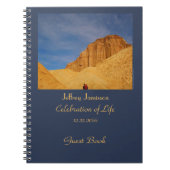Viering van het leven, Memorial Guest Book, Hiking Notitieboek (Voorkant)