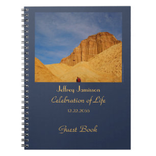 Viering van het leven, Memorial Guest Book, Hiking Notitieboek