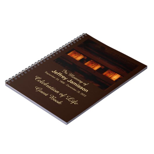 Viering van het Leven Memorial kaarsen, Naam, Spir Notitieboek (Linkerzijde)