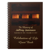 Viering van het Leven Memorial kaarsen, Naam, Spir Notitieboek (Voorkant)