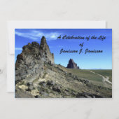 Viering van het leven, Memorial Service Shiprock Kaart (Voorkant)