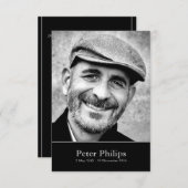 Viering van het Leven met Foto 1 Aangepaste Uitnod Kaart (Voorkant / Achterkant)