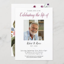 Viering van het leven met Foto Burgundy Flowers